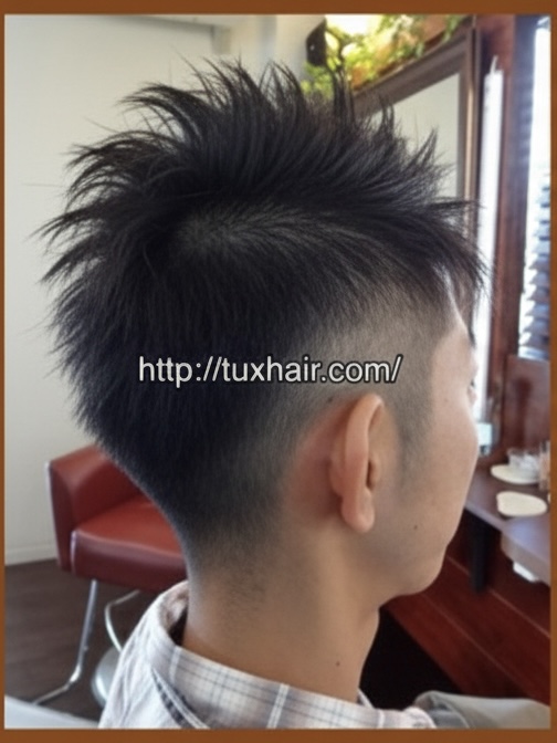 メンズカット⑥｜ショートレイヤー刈上げスタイル