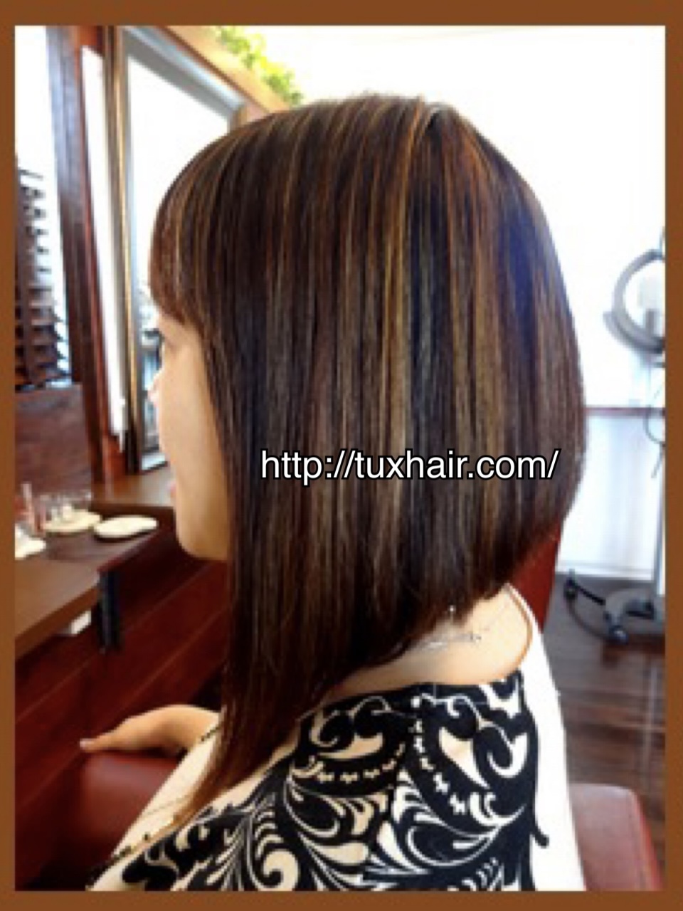 レディースカットS㊹｜前下がりボブ