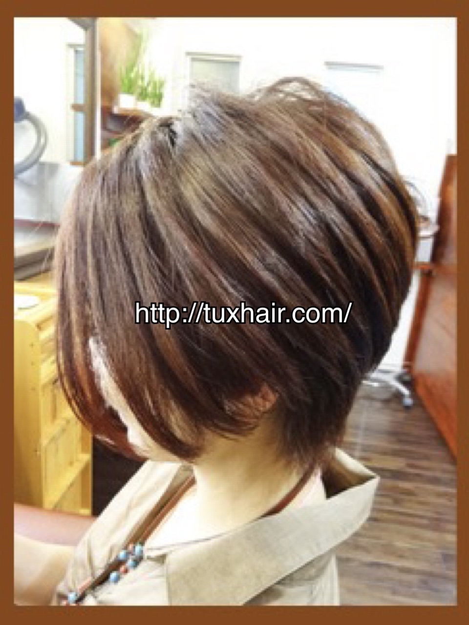 レディースカットS㊿｜前下がりグラボブ・ハイクラウン