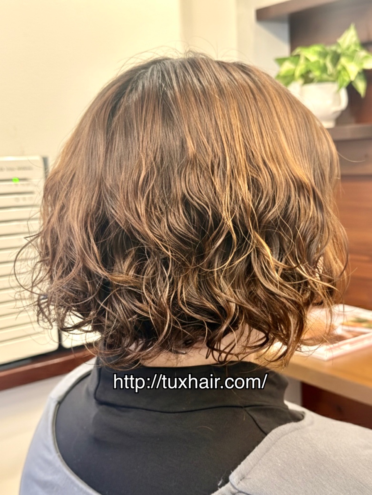 レディースパーマS③｜ナチュラルボブ（襟足短めボブ）