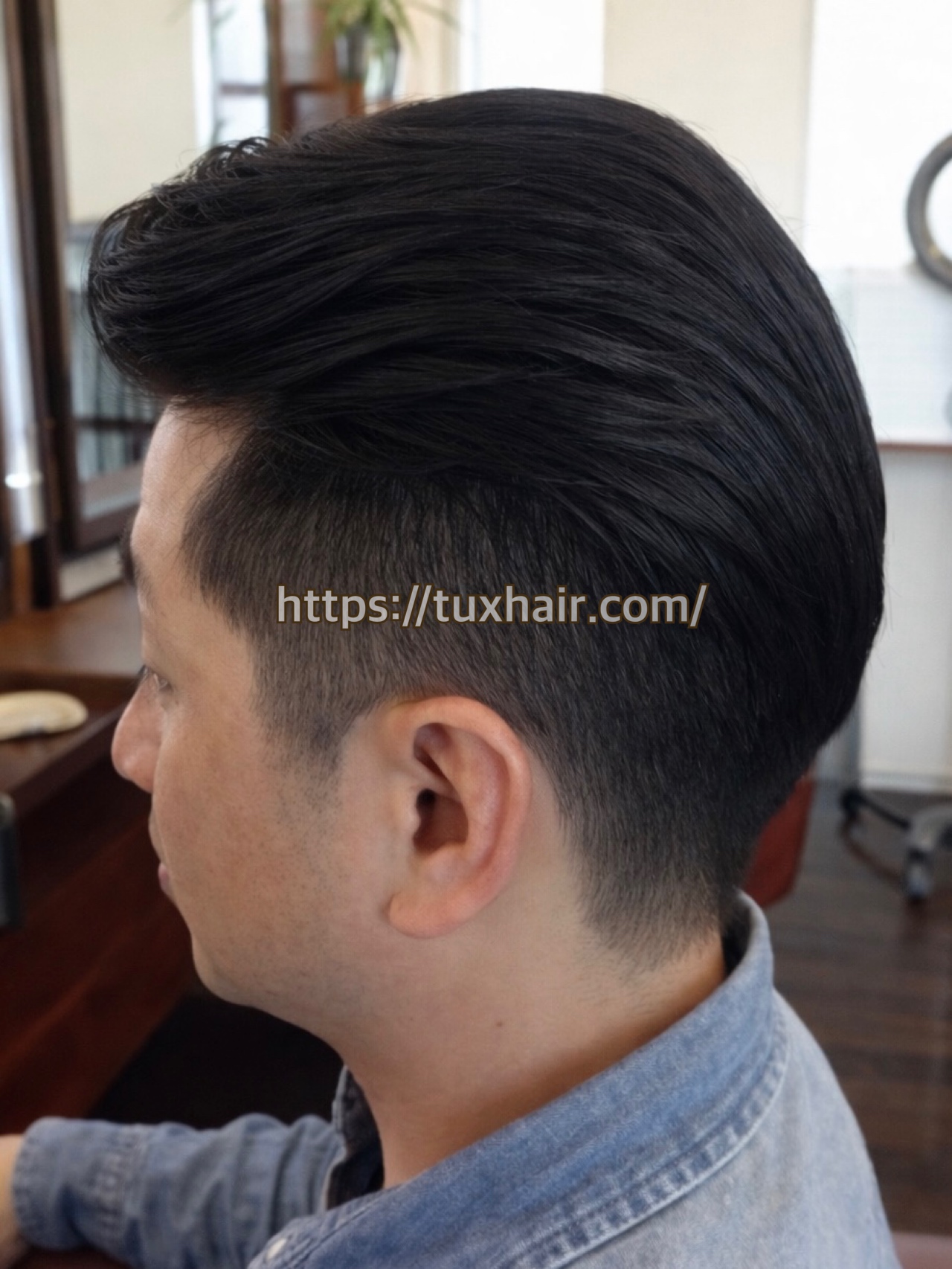 メンズカット③２ブロック・オールバック