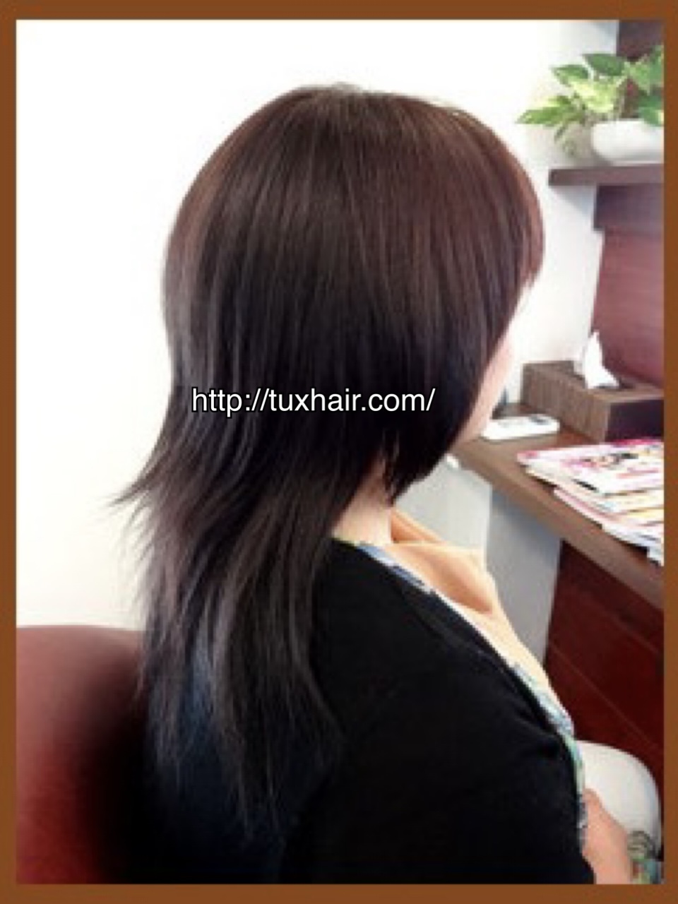 レディースカットM・L⑧｜ロングレイヤー・ウルフ