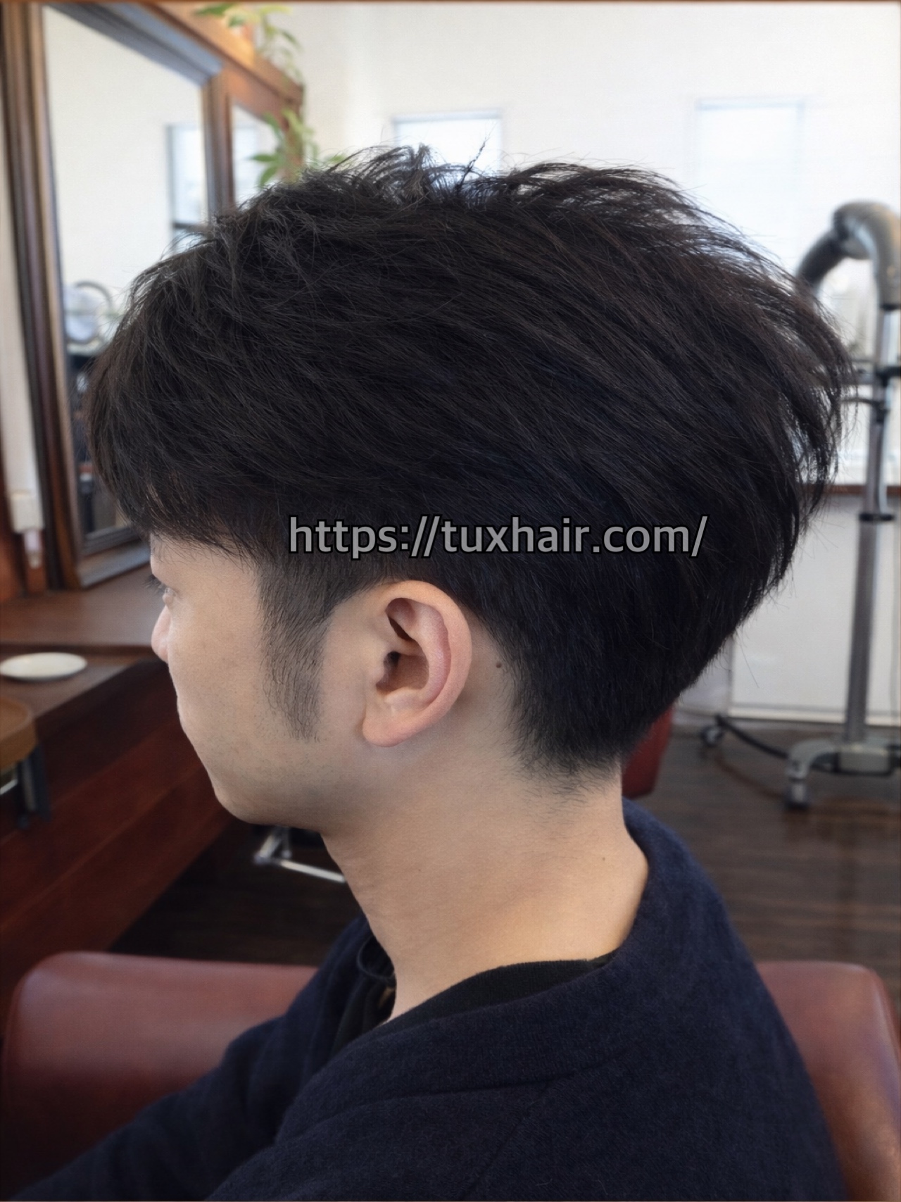 メンズカット⑤ショートレイヤー・2ブロック