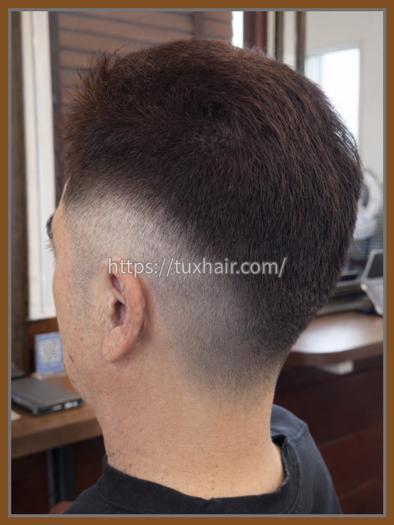 メンズカット⑨スキンフェード・オールバック