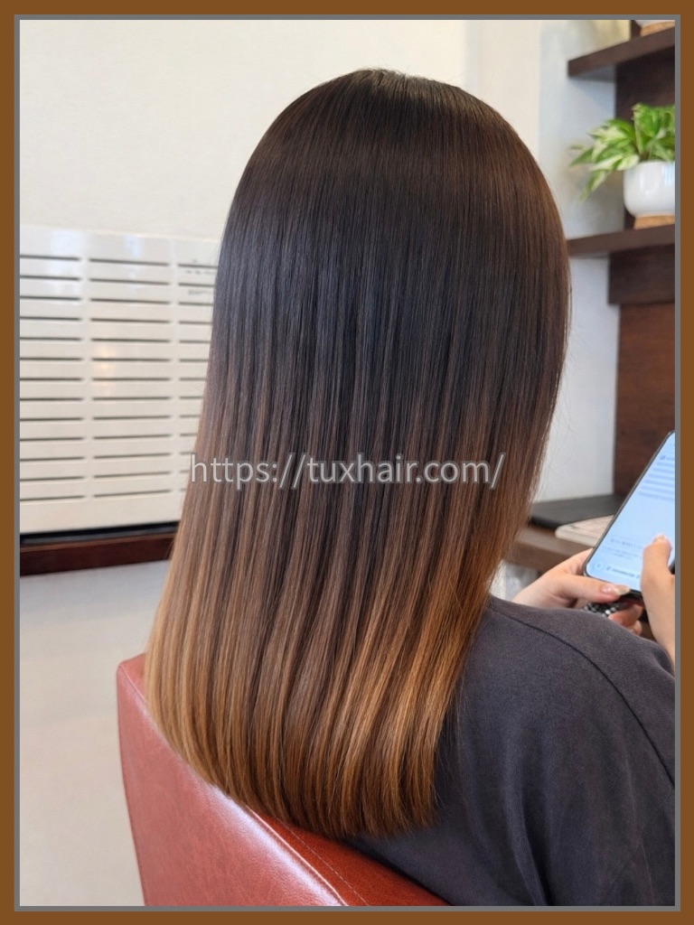 レディースカット⑭ミディアムボブ・ワンレングスボブ