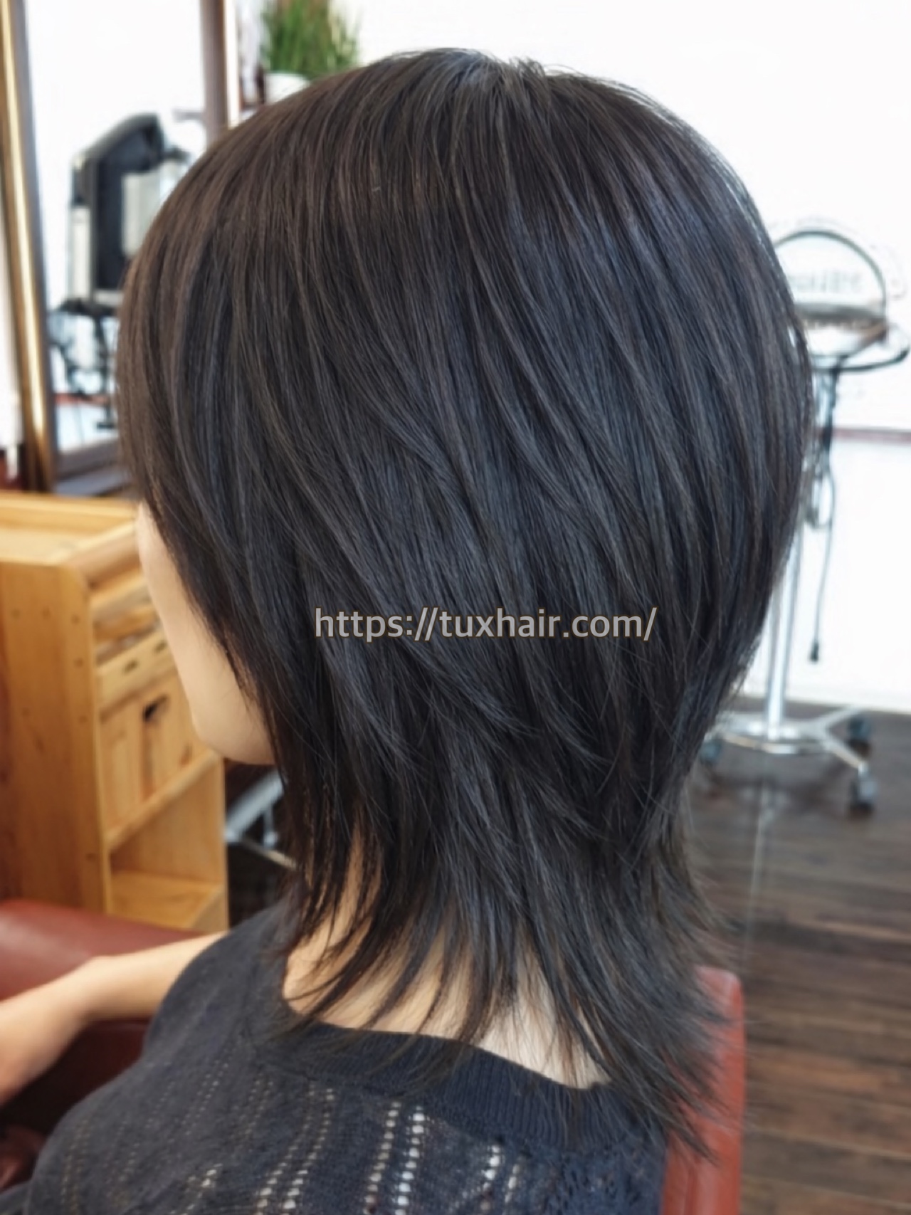 レディースカット⑥ロングレイヤー・ソフトウルフ