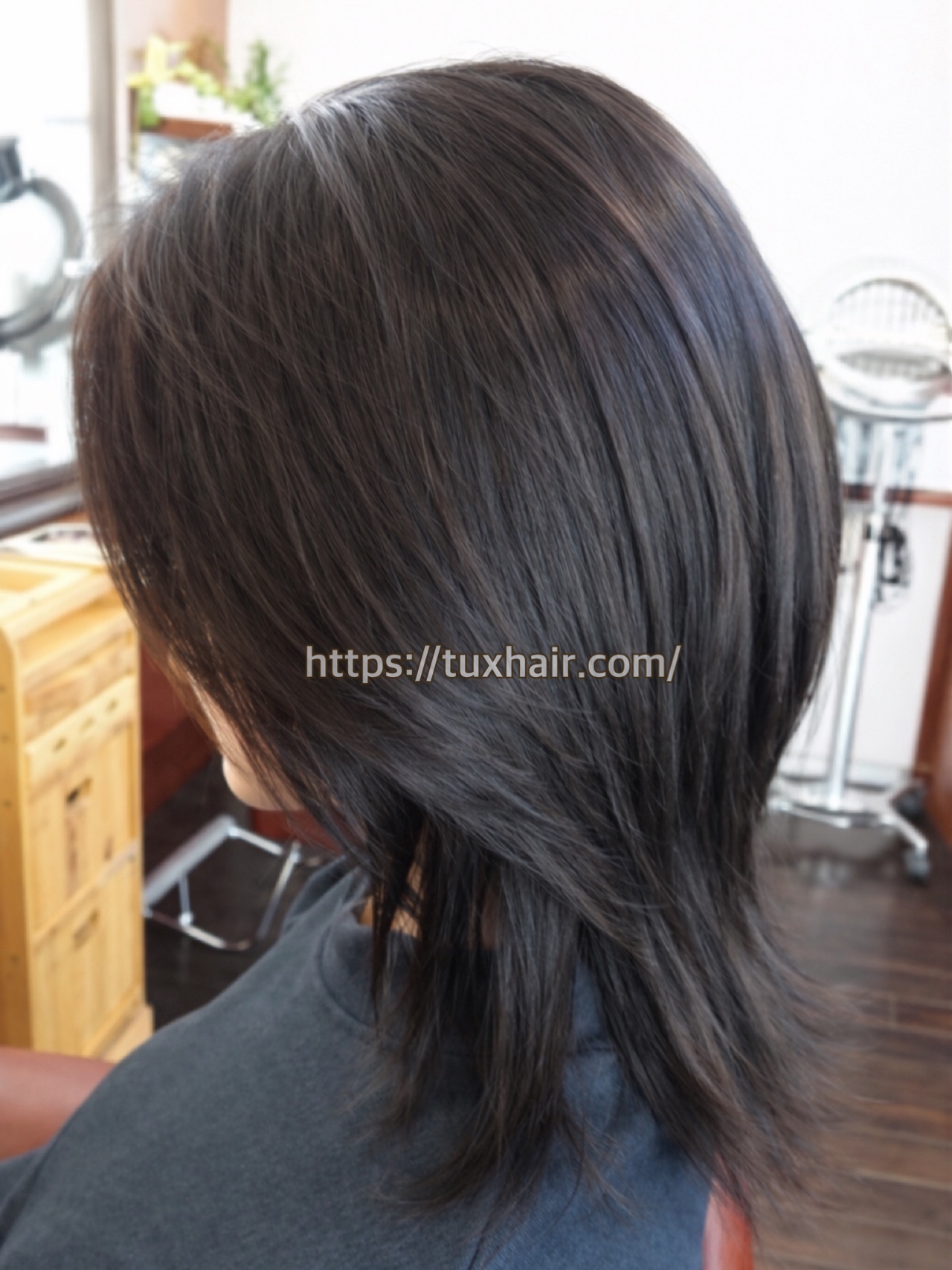 レディースカット⑦ロングレイヤー・ソフトウルフ