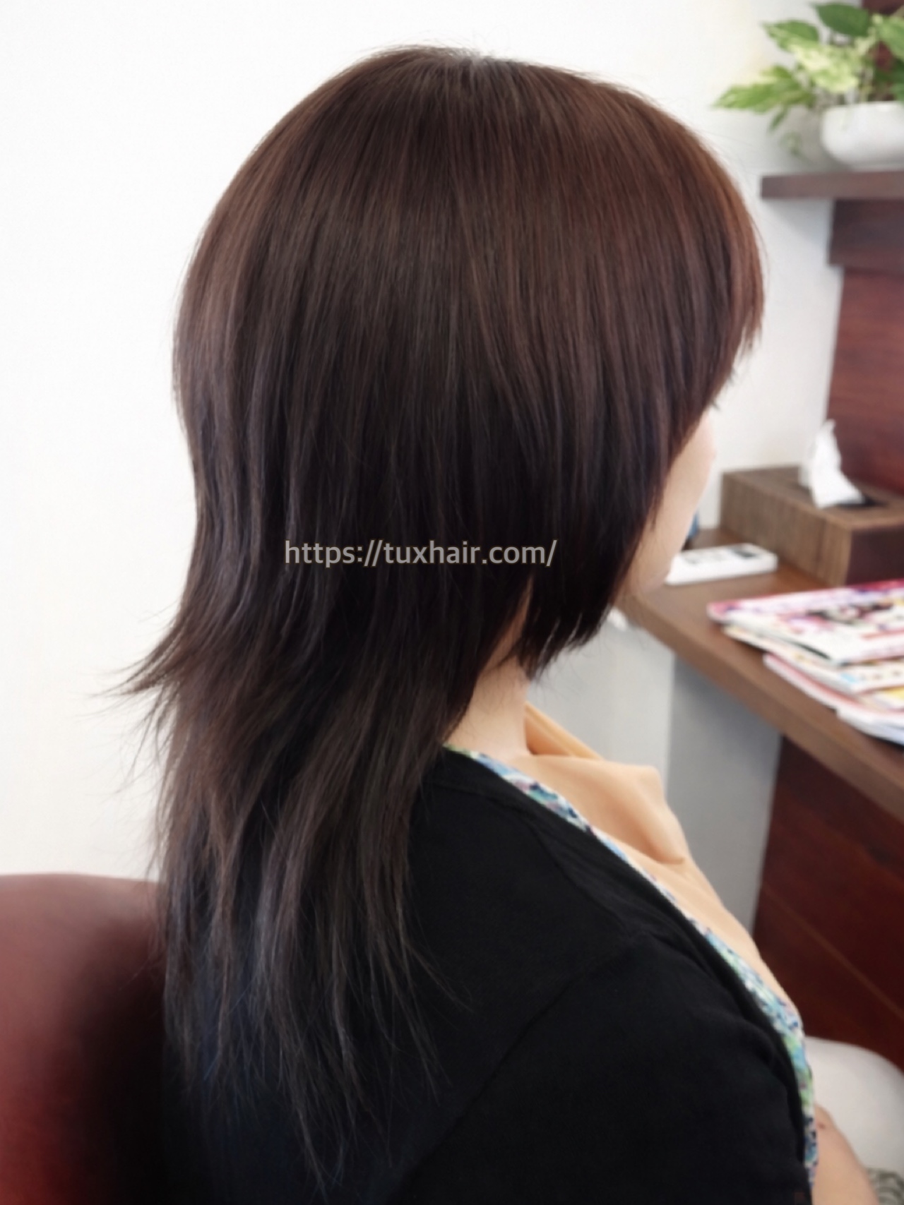 レディースカット⑧ロングレイヤー・ソフトウルフ