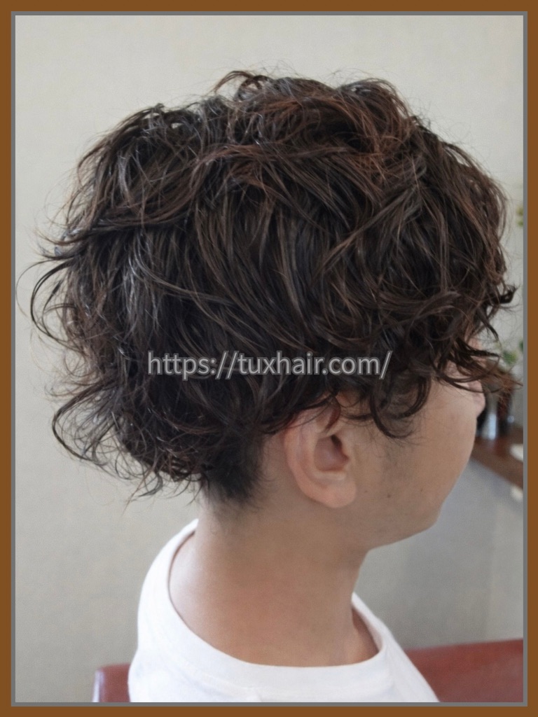 メンズパーマ④２ブロック・アシンメトリー