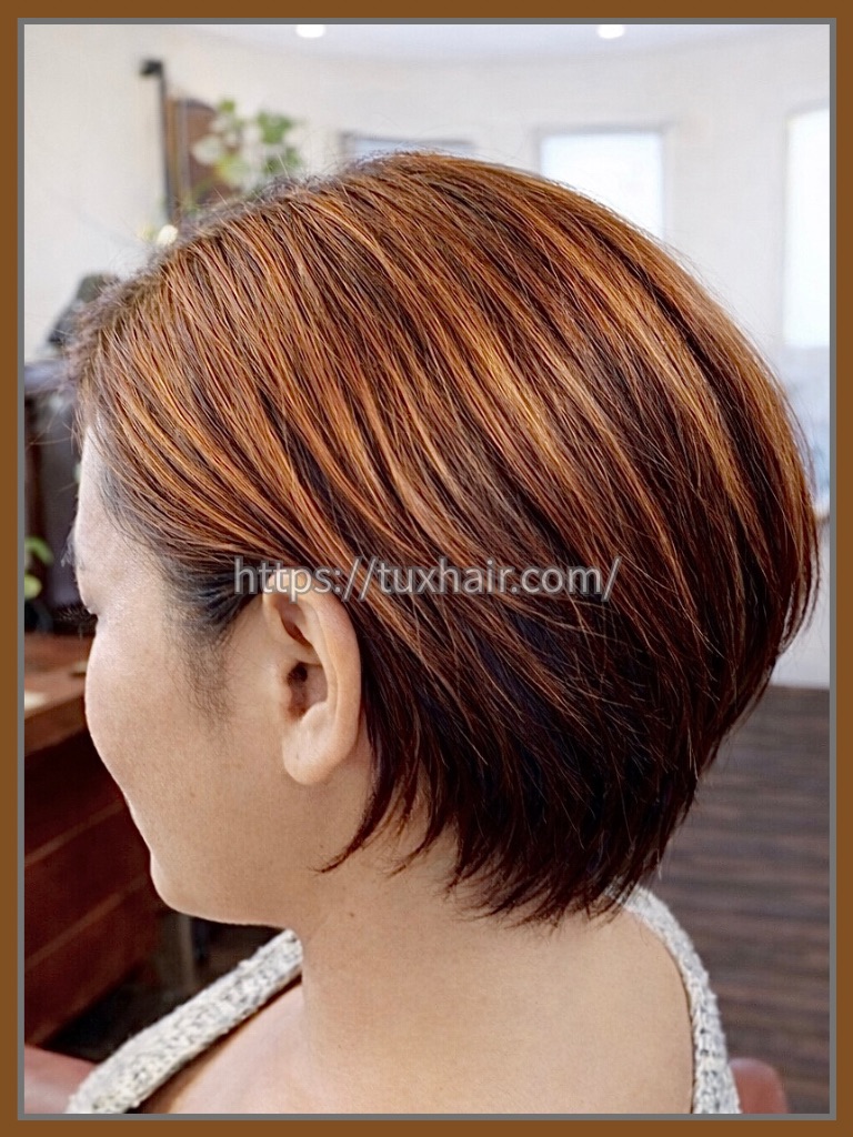 レディースカットS⑫ショート・アシメ・前下がりグラボブ