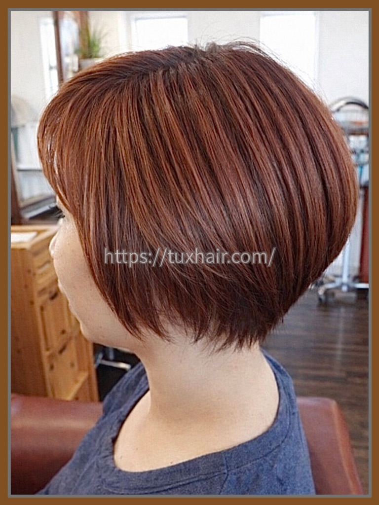 レディースカットS⑬ショート・アシメ・前下がりグラボブ