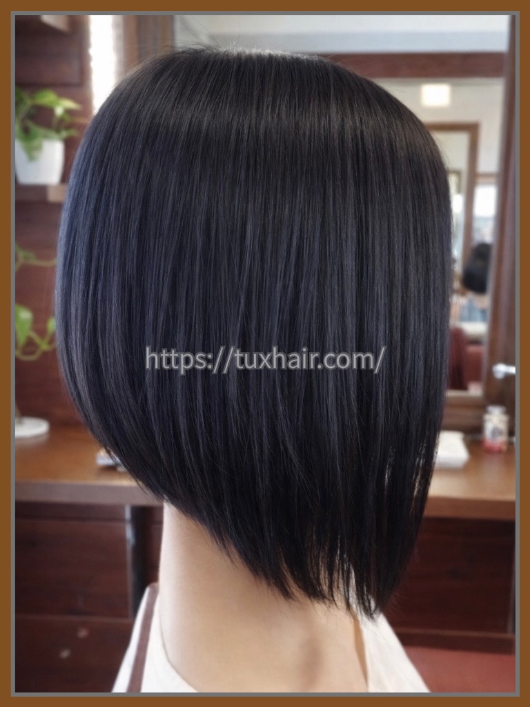 レディースカットS⑮ショート・前下がりボブ・ワンレングス