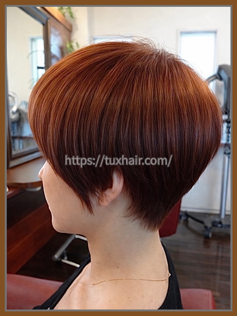 レディースカットS⑰ショートレイヤー・前下がりグラボブ