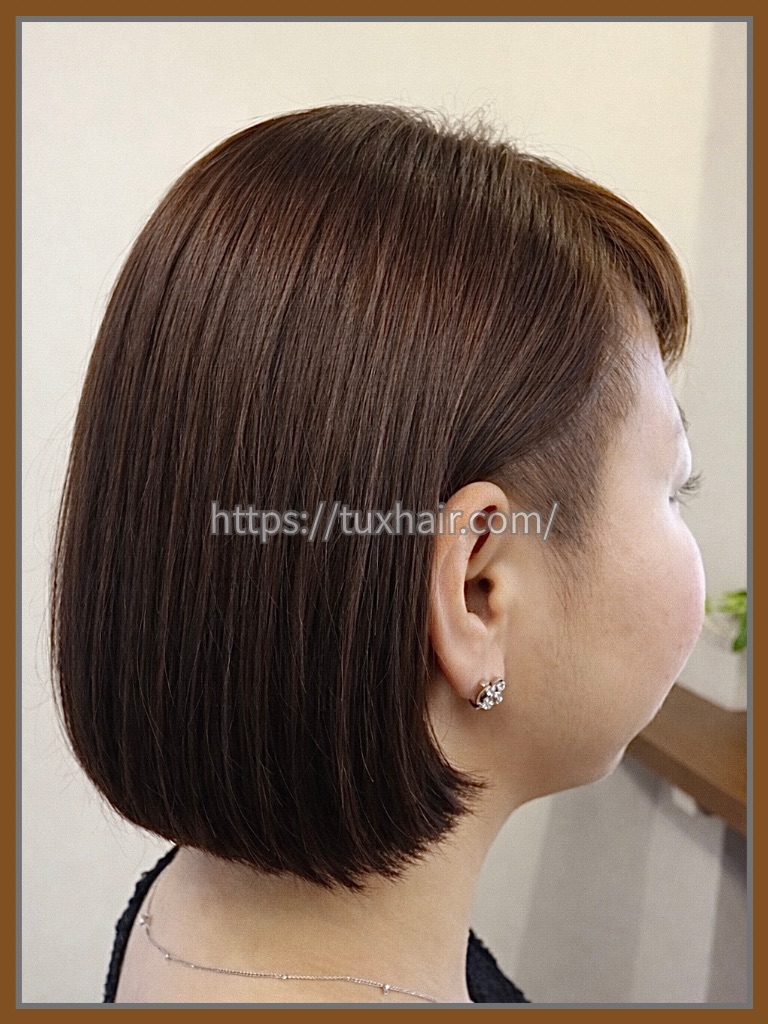 レディースカットS⑱ショートボブ・アシメ・２ブロック