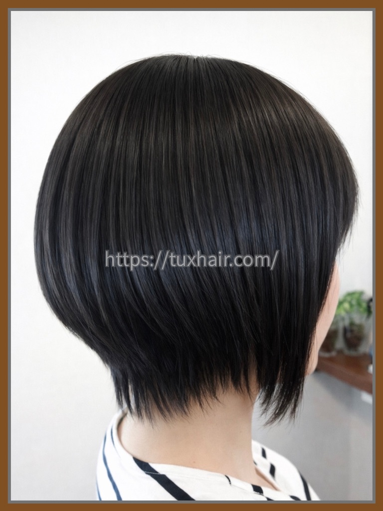 レディースカットS⑲ショート・前下がりグラボブ