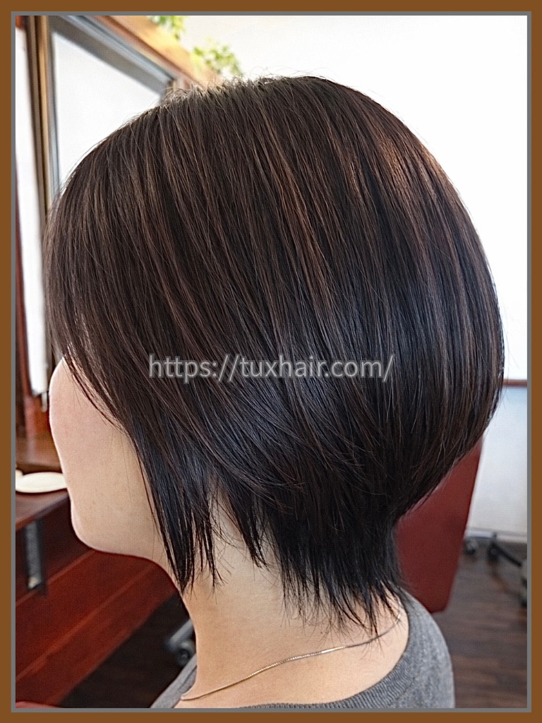 レディースカットS㉑ショートウルフ・前下がりグラボブ