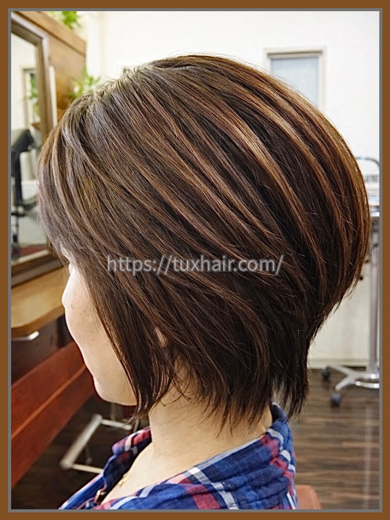 レディースカットS㉘ショートグラデーションボブ