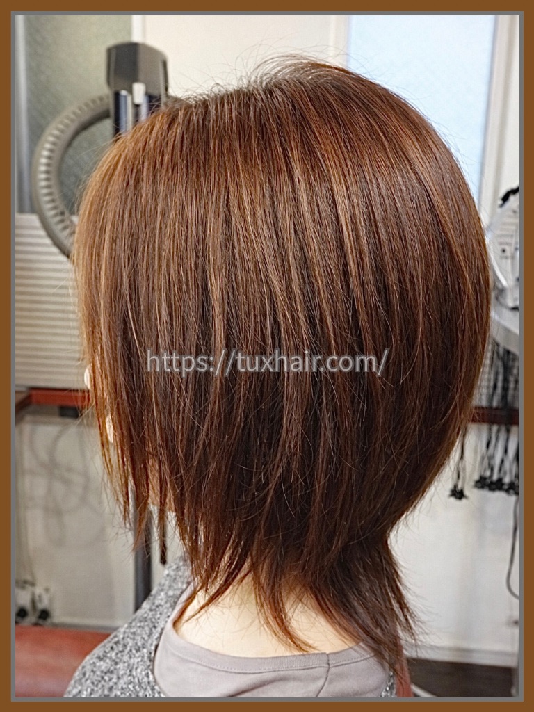 レディースカットS㉛ショートウルフ・レイヤー