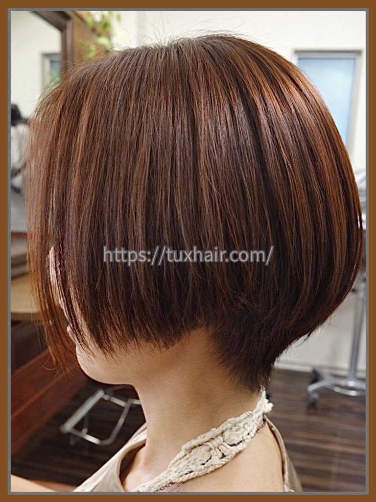 レディースカットS㊺ショート・アシメ・前下がりグラボブ