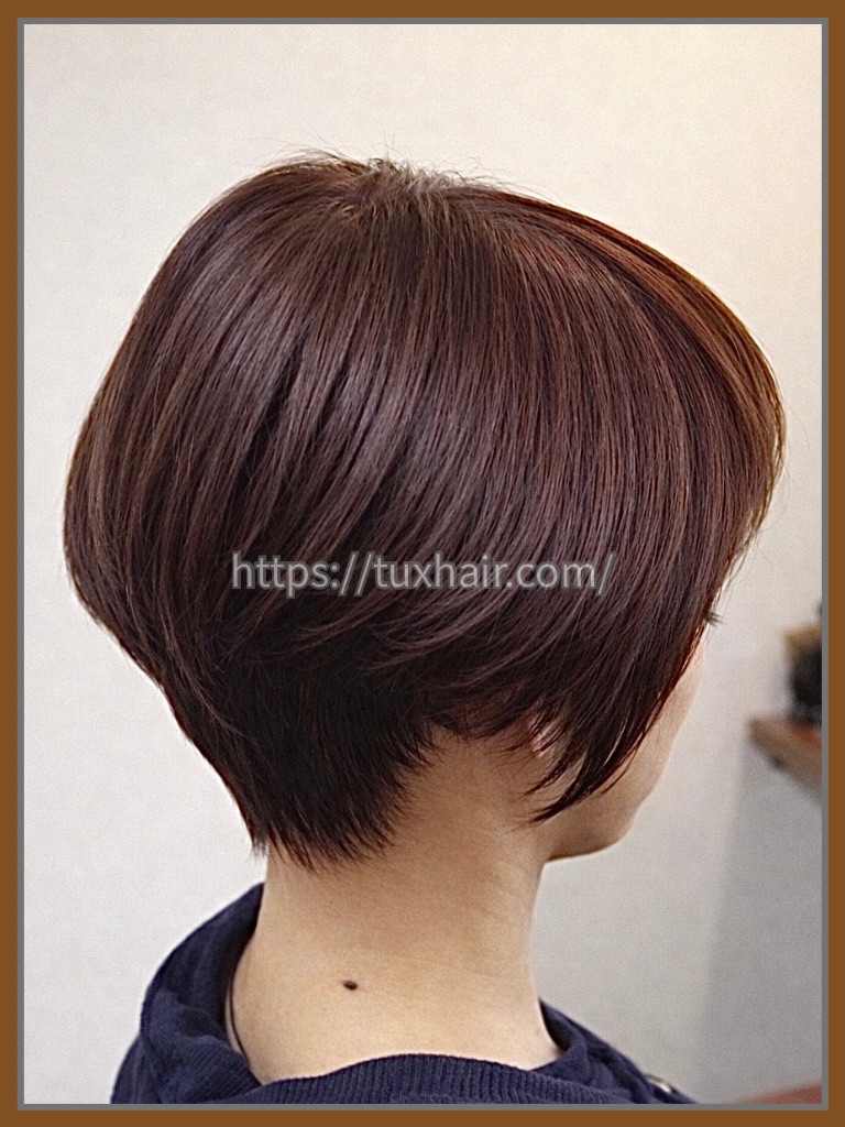 レディースカットS(51)ショートグラボブ・前下がり