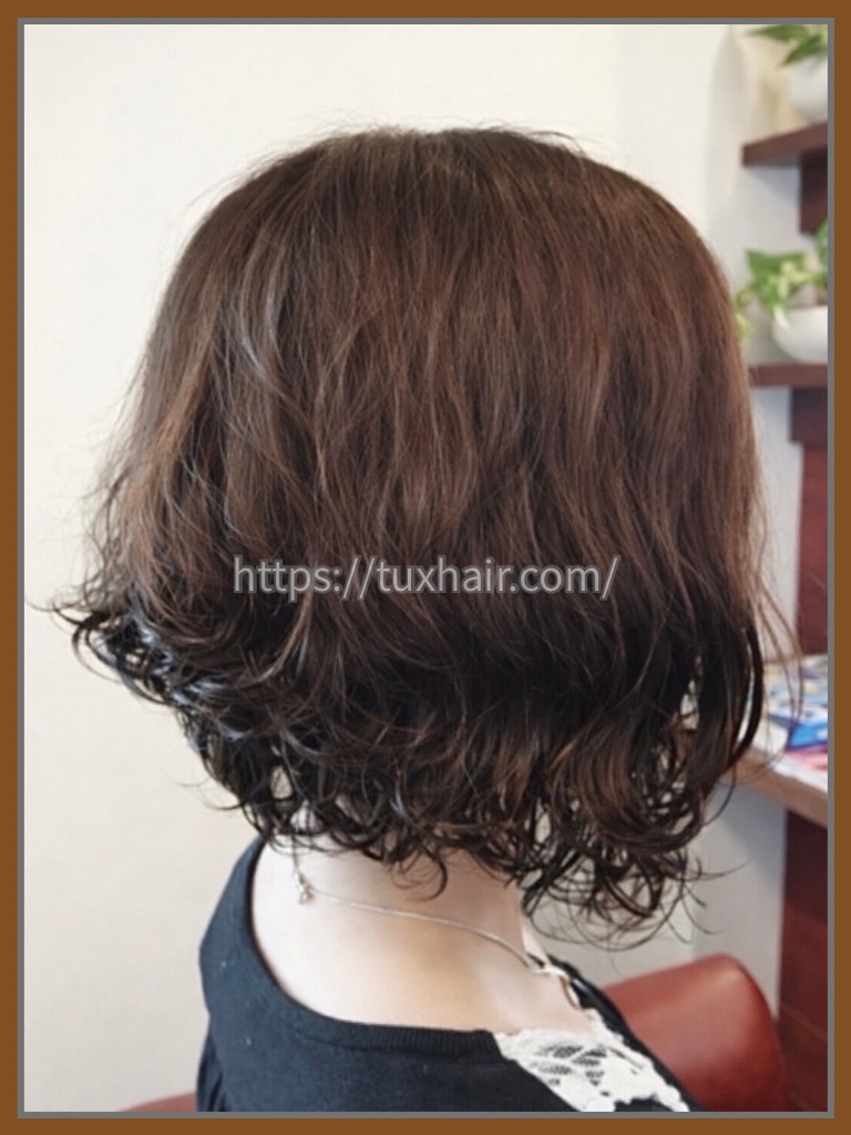 レディースパーマ⑰ゆるふわ系ボブパーマ